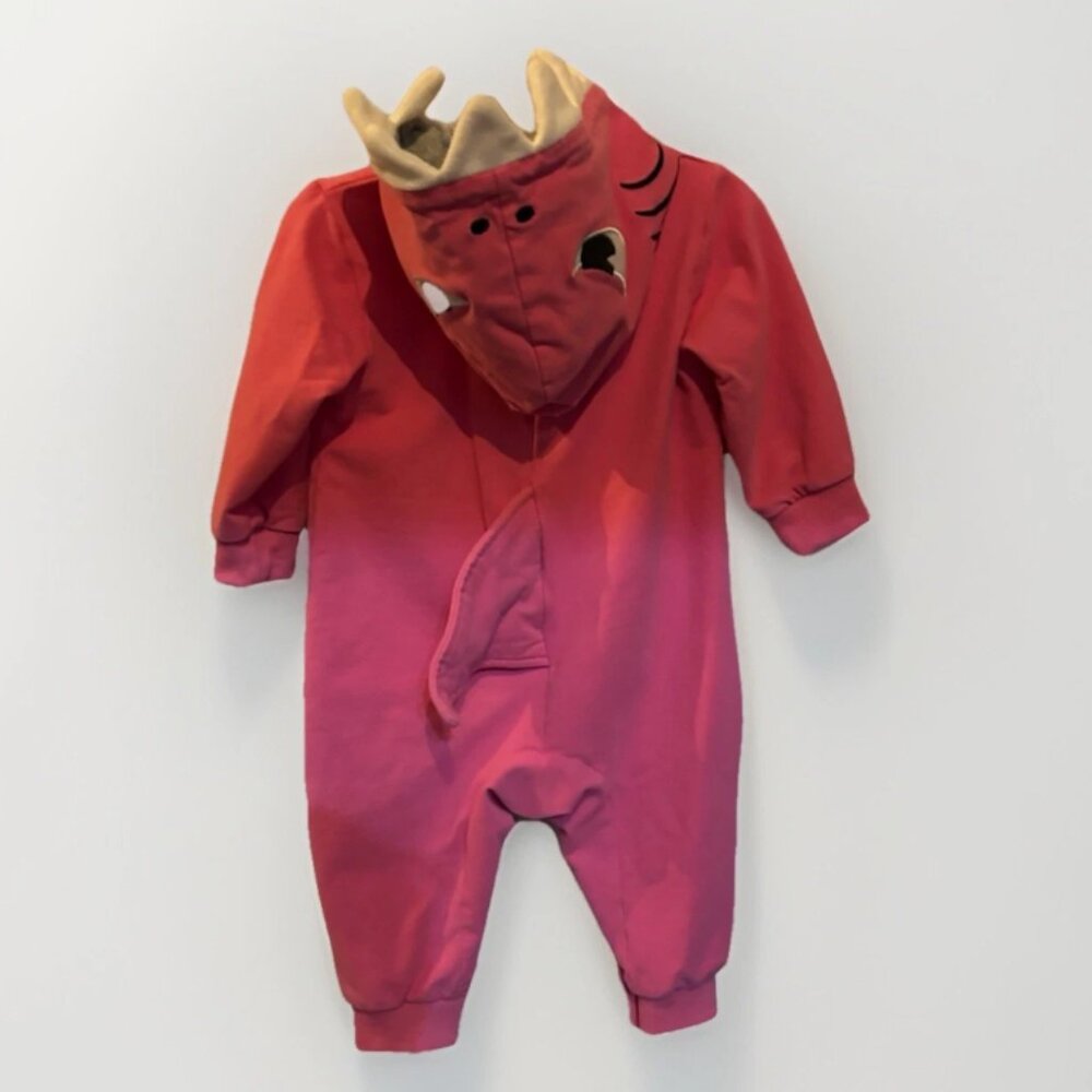 Baby Shark Pink Halloween Costume Romper Toddler Girl 12-18 Months